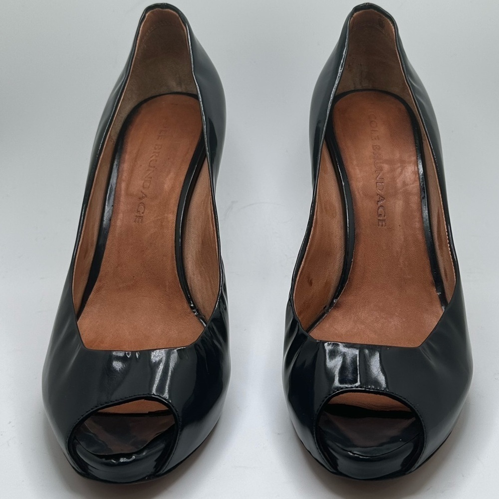 Nicole Brundage peep toe pump size 40EU - Picture 7 of 16